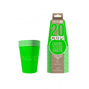 magasin en ligne france Lot De 20 Gobelets Cups Verts 53 Cl Carton 6