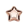 Lot De 6 Assiettes En Carton Rose Gold Forme Etoile 18 Cm boutique paris 7