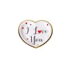 Les achats en ligne Lot De 8 Assiettes Cœurs I Love You 19,5 Cm 7