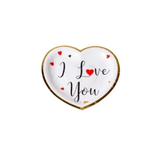 Les achats en ligne Lot De 8 Assiettes Cœurs I Love You 19,5 Cm 1