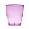 pas cher en ligne Lot De 10 Verres Jetables En Plastique Fuschia Transparent 5