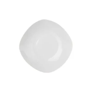 grande popularité Wadiga Assiette à Soupe Carrée En Porcelaine Blanche – Lot De 12 6