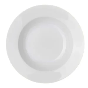 Wadiga Assiette à Soupe En Porcelaine Blanche D21cm – Lot De 12 fashion pas cher 6