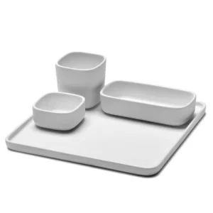 exclusivement disponibles Serax Assiette Carrée En Porcelaine Blanche 28x28cm 14