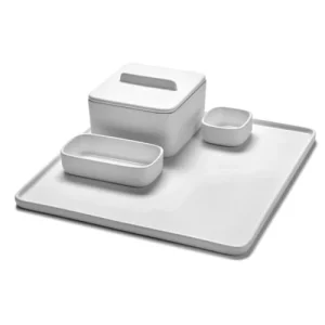 exclusivement disponibles Serax Assiette Carrée En Porcelaine Blanche 28x28cm 18