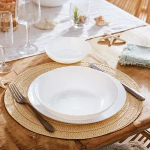 Luminarc Assiette Creuse Blanche D21cm magasin pas cher 9