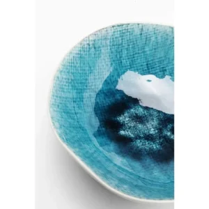 grande popularité Kare Design Assiette Creuse En Grès Bleu Et Blanc D17 – Lot De 4 11