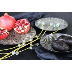 Kare Design Assiette Creuse En Porcelaine Noire Et Blanche D20 – Lot De 4 magasin pas cher 9