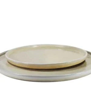 marque pas cher Sibo Homeconcept Assiette Dessert En Grès Artisanal Beige 22 Cm – Lot De 6 9