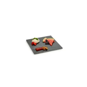 Wadiga Assiette En Ardoise Carrée 25x25cm soldes luxe 6