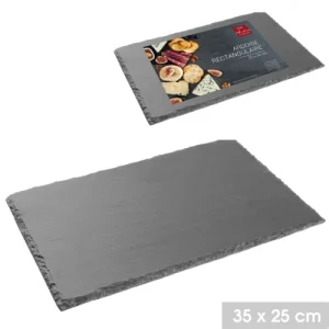 Paiement sécurisé Wadiga Assiette En Ardoise Rectangulaire – 25x35cm 9