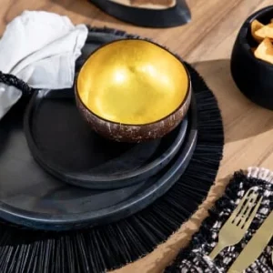 en ligne Bazar Bizar Assiette En Terracotta Grande Noire 10