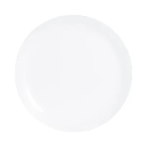 Luminarc Assiette Plate Blanche En Verre Opale Extra Résistant D25cm marque pas cher 10