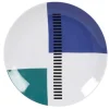 france Maisons Du Monde Assiette Plate En Grès Blanc Motifs Graphiques Bleus Et Verts – Lot De 6 19