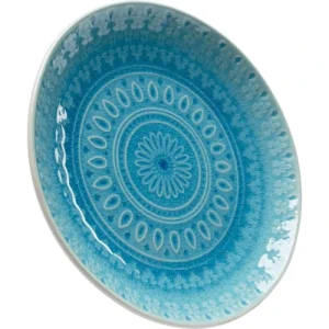 Nouvelle Collection Kare Design Assiette Plate En Grès Bleu D21 – Lot De 4 11