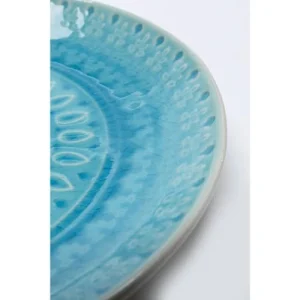 Nouvelle Collection Kare Design Assiette Plate En Grès Bleu D21 – Lot De 4 15