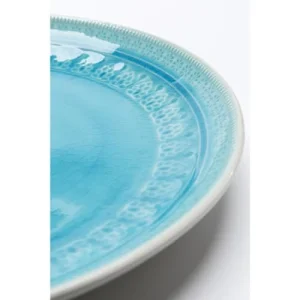 Kare Design Assiette Plate En Grès Bleu D27 – Lot De 4 magasin pas cher 11