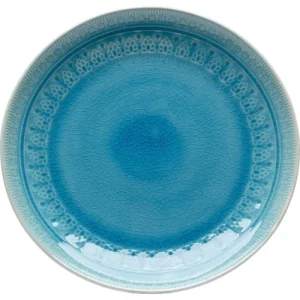 Kare Design Assiette Plate En Grès Bleu D27 – Lot De 4 magasin pas cher 13