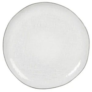 Acheter Maisons Du Monde Assiette Plate En Grès Gris Clair – Lot De 6 8