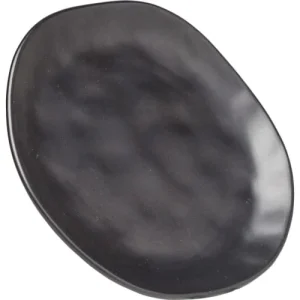 a Prix Discount Kare Design Assiette Plate En Grès Noir D20 – Lot De 4 15