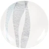 soldes magasin Maisons Du Monde Assiette Plate En Porcelaine Blanche Et Bleue à Motifs – Lot De 6 11