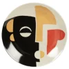 magasin pour Maisons Du Monde Assiette Plate En Porcelaine Motifs Visage Multicolores – Lot De 6 5