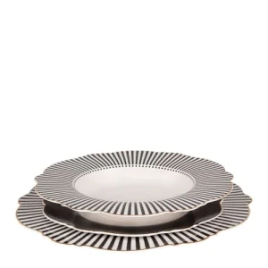 Mathilde M Assiette Plate Gris Foncé D27,5cm Top ventes 10