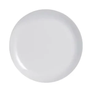 Luminarc Assiette Plate Blanche En Verre Opale Extra Résistant D25cm marque pas cher 12