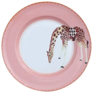 luxe soldes Yvonne Ellen Assiettes Animaux En Porcelaine D27cm – Lot De 4 14