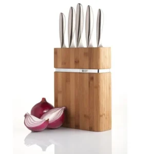 Richardson Sheffield Bloc Bamboo 5 Couteaux De Cuisine pas cher 10