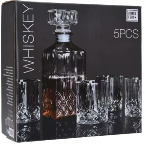 Wadiga Carafe à Whisky 900ml Et 4 Verres destockage 6