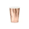 qualité d’originales Lot De 6 Gobelets Carton Rose Gold 5