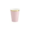 magasin en ligne france Lot De 6 Gobelets Carton Rose Pastel 5