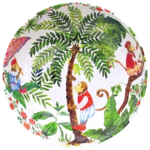 se précipiter pour acheter Les Jardins De La Comtesse Grand Saladier En Mélamine Pure 31 Cm Décoré Par Des Singes De Bali 11