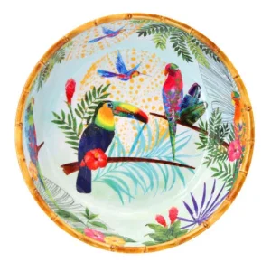 en france Les Jardins De La Comtesse Grande Assiette Creuse En Mélamine 23 Cm Imprimé De Toucans 10