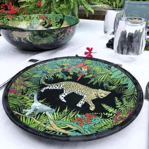 Les Jardins De La Comtesse Grande Assiette Plate En Mélamine Avec Des Motifs Jungle 28 Cm bas prix 10