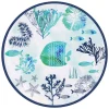 qualité supérieure Les Jardins De La Comtesse Grande Assiette Plate Mélamine En Imprimé Marin 26,5 Cm 5