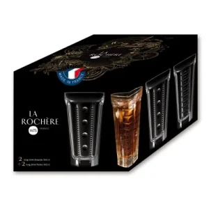 La Rochère Long Drink En Verre Transparent-l’unité magasin pour 15