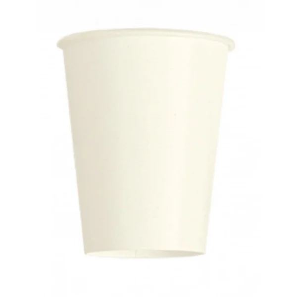 Lot De 100 Gobelets Jetables En Carton Blanc 20 Cl marque pas cher en ligne 1