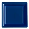 Lot De 12 Assiettes Carrées Jetables Bleu Marine GM vente en ligne pas cher 7