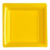 prix abordable Lot De 12 Assiettes Carrées Jetables Jaune Prairie GM 7