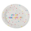 soldes en ligne Lot De 12 Assiettes Jetables Joyeux Anniversaire Tutti Frutti En Carton D 23 Cm 5