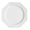 achat pas cher Lot De 12 Assiettes Octogonales Jetables Blanches GM 7