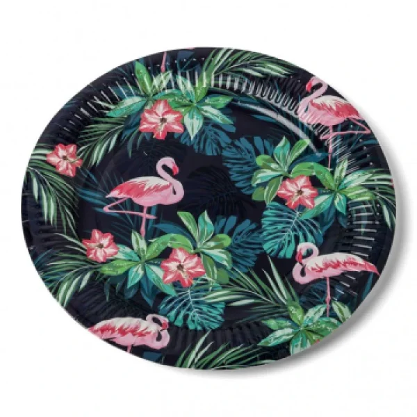 Lot De 12 Assiettes Tropical D 23 Cm meilleur cadeau 1