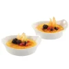 pas cher en ligne GEFU Lot De 2 Ramequin Pour Crème Brûlée En Porcelaine Blanc 13