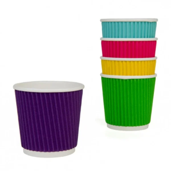 soldes pas cher Lot De 20 Gobelets Jetables Carton Multicolore 10 Cl 1