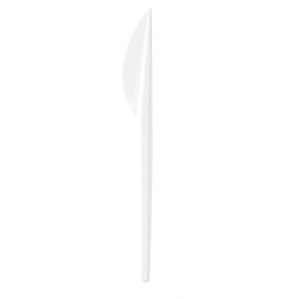 à prix d'occasion Lot De 50 Couteaux Jetables En Plastique Blanc 16,5 Cm 1