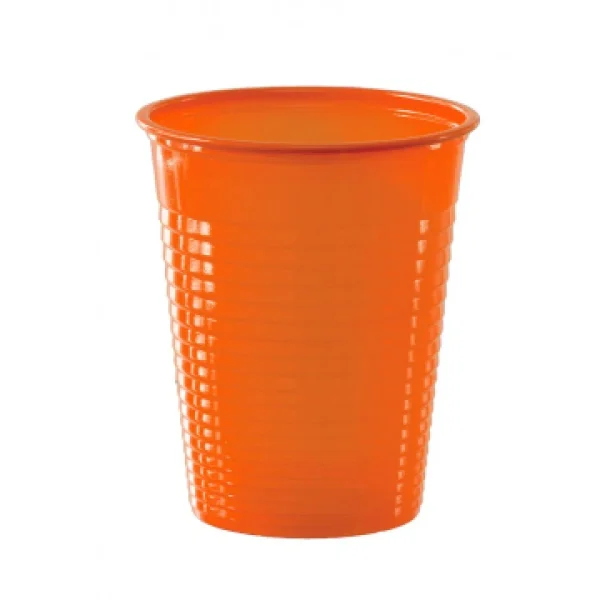 Lot De 50 Gobelets Jetables En Plastique Orange20 Cl des prix incroyables 1