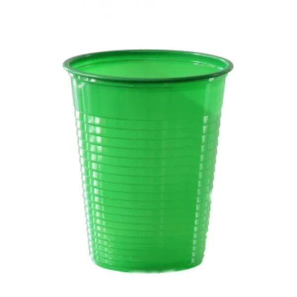 Lot De 50 Gobelets Jetables En Plastique Vert 20 Cl mode 1