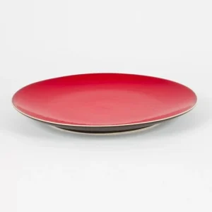 Table Passion Lot De 6 Assiettes Plate 27 Cm En Grès Rouge dernières 7